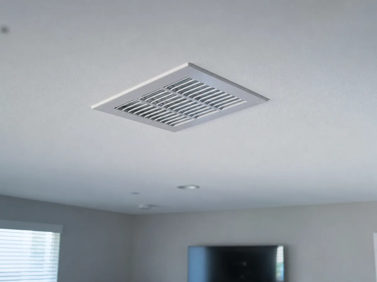 Freshly cleaned vent back in place — completed job in Orlando, FL